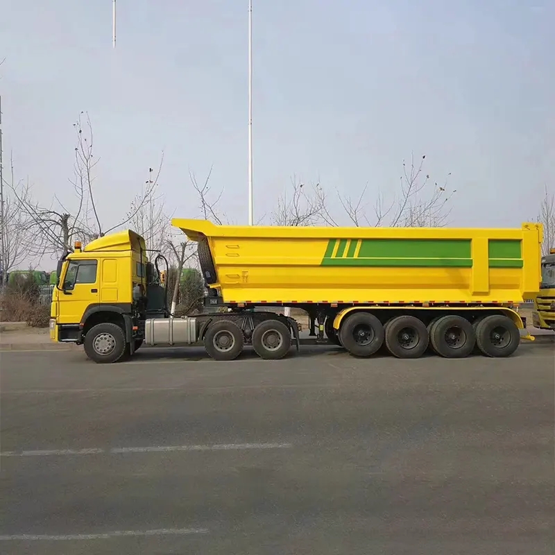 Кои се употребите и карактеристиките на Dump Semi Trailer?