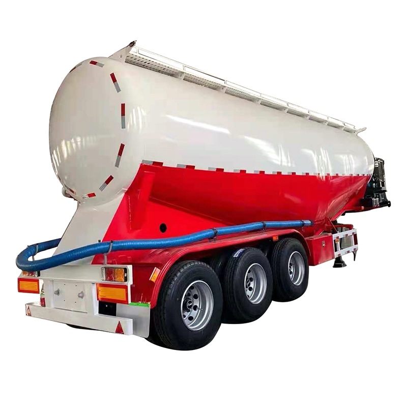 Полу -приколка за резервоар за танкер за цемент